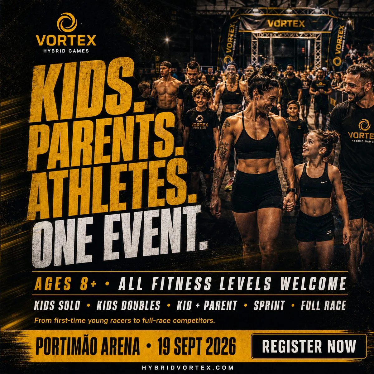 Kids, parents, athletes — one event, ages 8 and up
